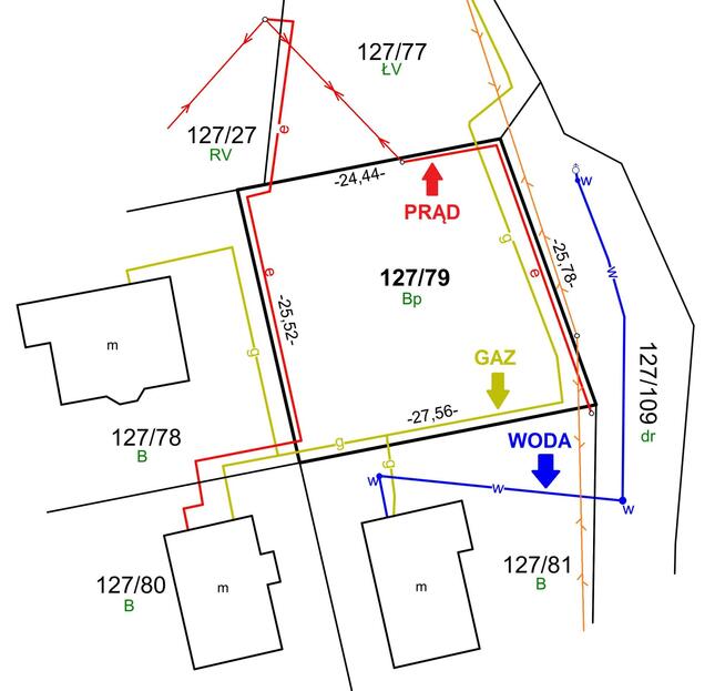 Działka budowlana Kraków Kraków-Podgórze, Kraków-Podgórze, Maćka z Bogdańca