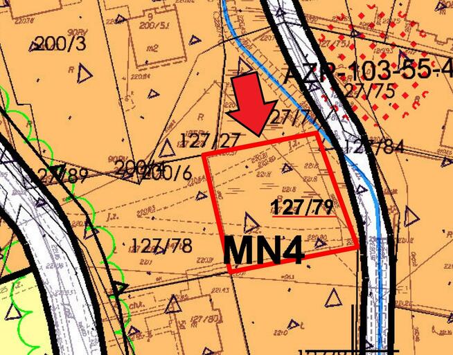 Działka budowlana Kraków Kraków-Podgórze, Kraków-Podgórze, Maćka z Bogdańca