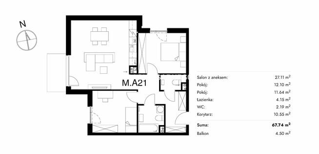 Mieszkanie Kraków Bronowice, Stelmachów