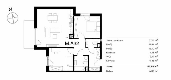 Mieszkanie Kraków Bronowice, Stelmachów