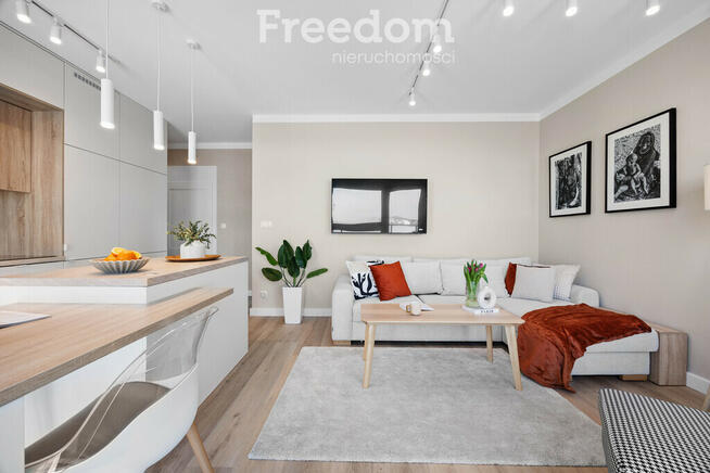 Nowoczesny apartament z balkonem w Zamieniu