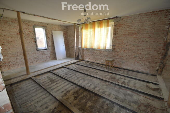 Dom na wsi do wykończenia 130 m2, 7 pokoi + garaż