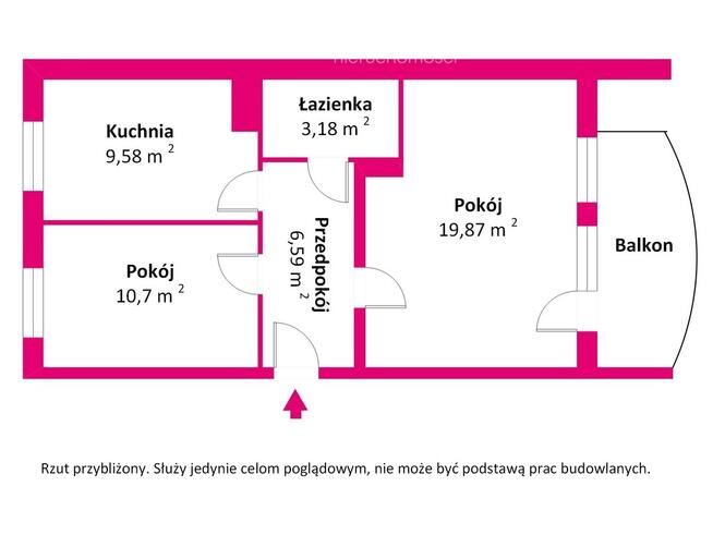 Gotowe do wprowadzenia 2-pokojowe mieszkanie