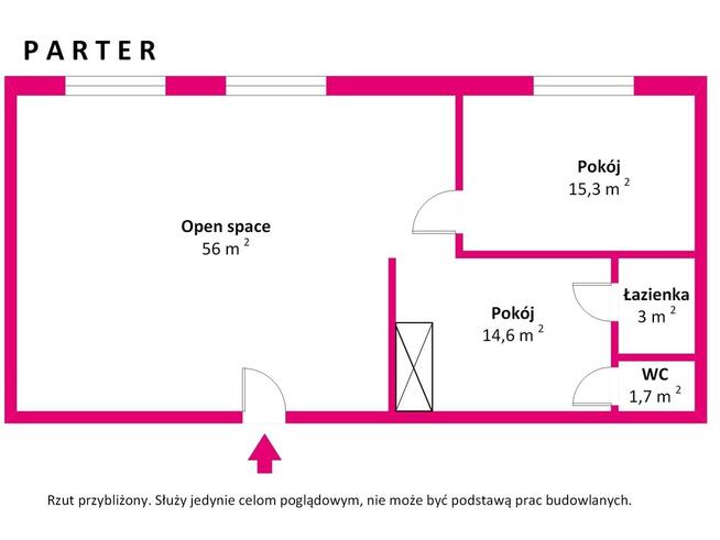 94 mkw parter – biuro lub salon beauty