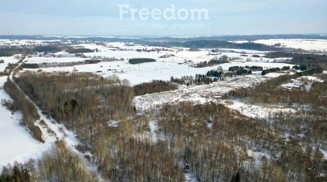 Urokliwa działka 2,24ha ok.jez.Narie Warmia Mazury