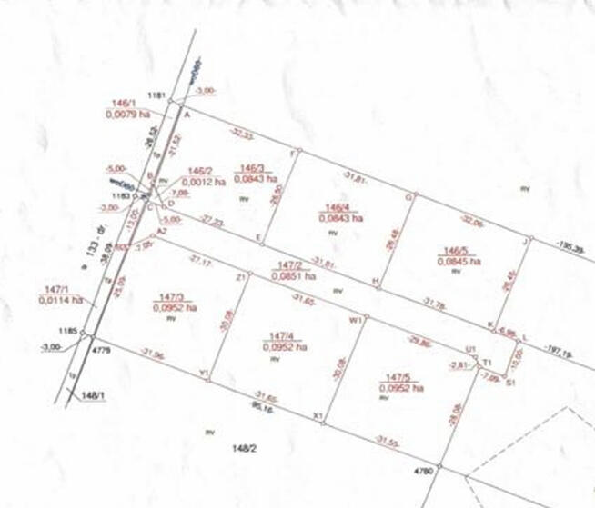 działka budowlana, Jachranka, media w drodze, MPZP