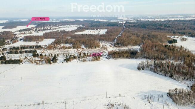 Malownicza działka 750m od jez Narie Warmia Mazury