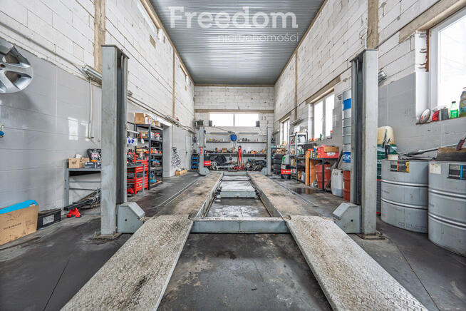 DOM PARTEROWY + Bud. Usługowy * Działka 4.000 m2