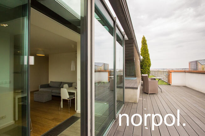 ul. Szlak - Mieszkanie typu pethouse z dużym tarasame