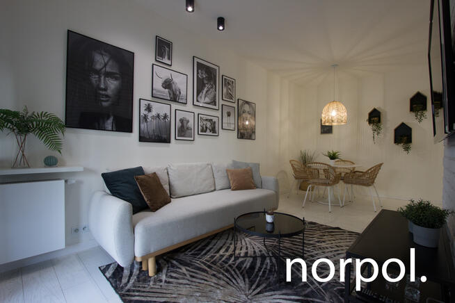 Nowoczesne mieszkanie z jedną sypialnią i tarasem