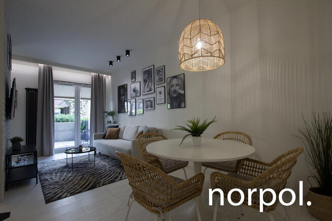 Nowoczesne mieszkanie z jedną sypialnią i tarasem