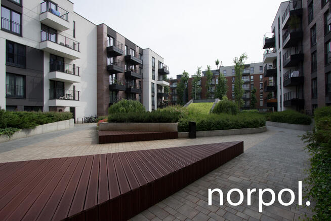 Nowoczesne mieszkanie z jedną sypialnią i tarasem