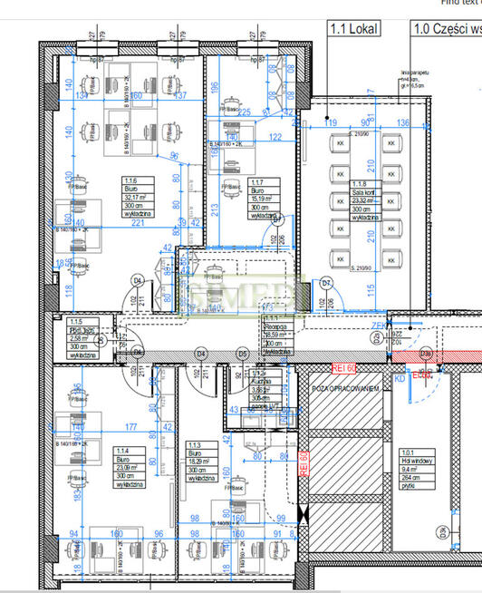Biuro nowoczesna aranżacji dopasowane do Najemcy