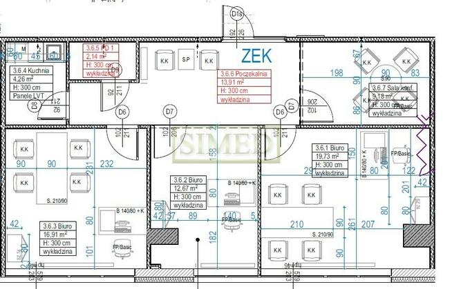 Biuro nowoczesna aranżacji dopasowana do Najemcy