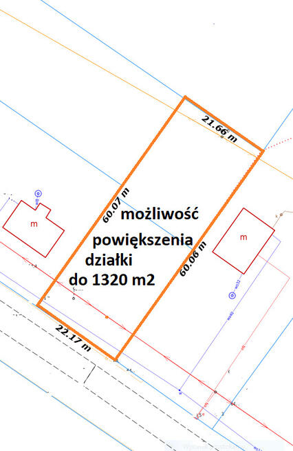 Szczeglino Mokre działka 7762 m2 przy drodze