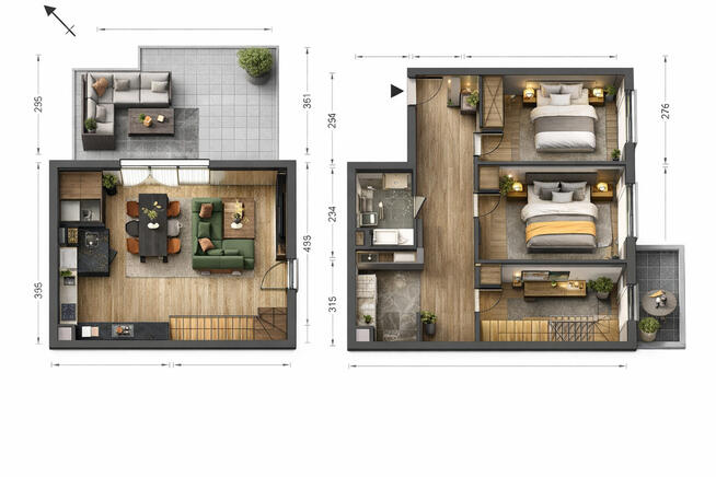 ⭐️ 4 pokoje Brynów Meteorologów taras 22m ⭐️