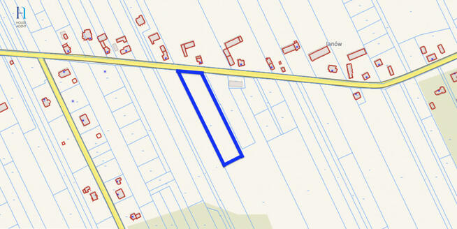Działka budowlana Janów gm. Bełchatów,