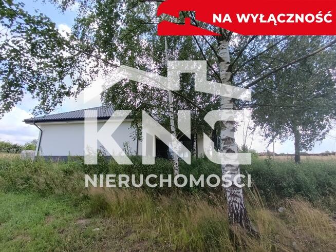 Nowy dom parterowy z antresolą.