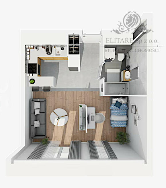 Mieszkanie nowe 32,44m2 ,2 pok. w Centrum Wrocławia/Stare Miasto