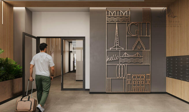 Mieszkanie nowe 32,44m2 ,2 pok. w Centrum Wrocławia/Stare Miasto