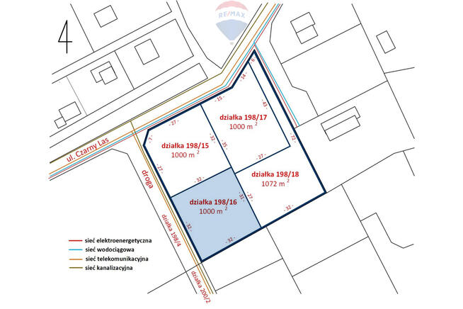 Działka 1000 m² MPZP Kajetany, gm. Nadarzyn
