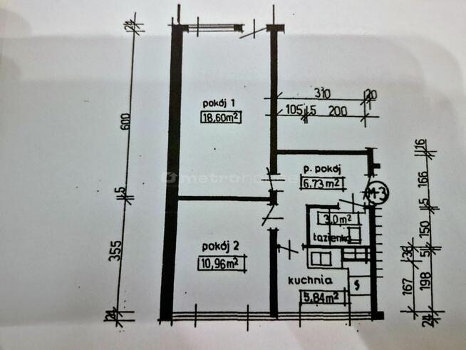 2 pokoje, pełny rozkład, balkon-ul Tatrzańska