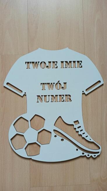 Dekoracja Ścienna Koszulka Piłkarska - Imienna