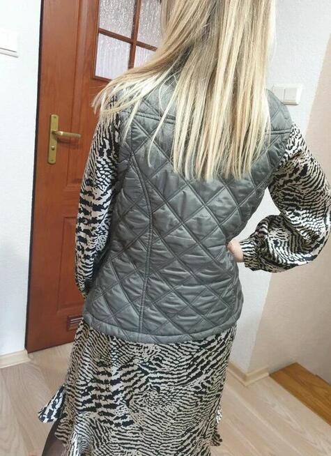 Pikowana brązowa kamizelka 38 George