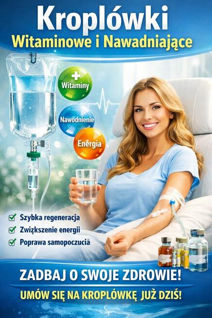 odtrucia alkocholowe/kroplówki nawadniające/witaminowe