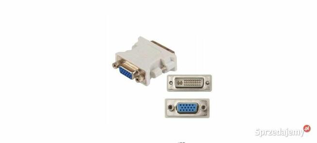 Adapter DVI - VGA przejściówka do monitora Adapter DVI - VGA
