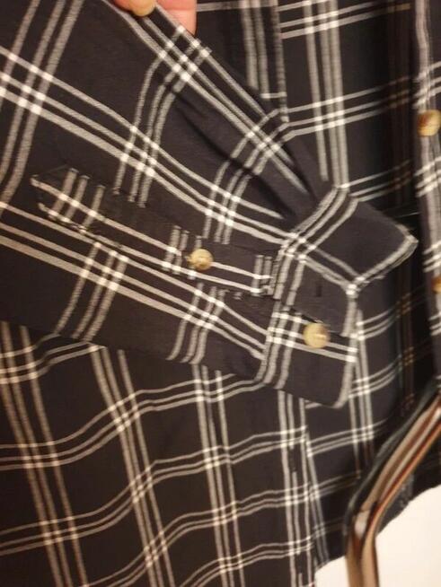 Granatowa koszula krata Atmosphere S - M