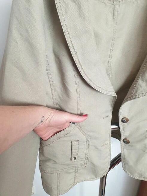 Beżowa marynarka L żakiet MEXX