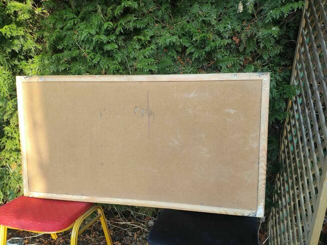 Obraz na ścianę ścienny Pejzaż niebieski drewniany wodospad