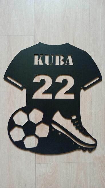 Dekoracja Ścienna Koszulka Piłkarska - Imienna