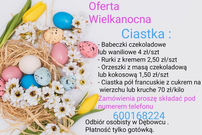 Oferta wielkanocna ( ciastka )