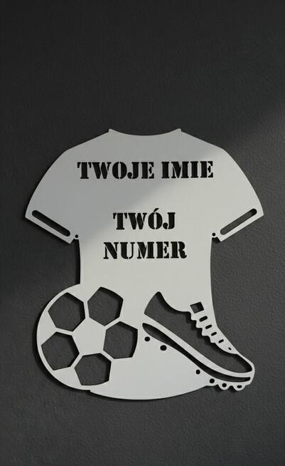 Dekoracja Ścienna Koszulka Piłkarska - Imienna