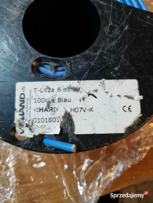 Przewód kabel linka LGY H07V-K 6mm2 niebieski