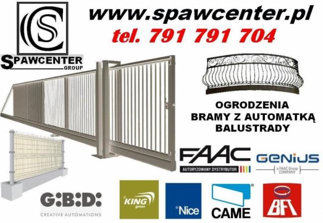 Automatyka, napędy do bram, Bramy, Ogrodzenia kute, panelowe