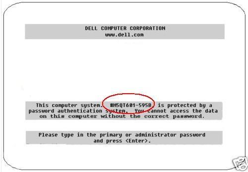 Archiwalne Kod odblokowujący Dell BIOS Master Password Kraków