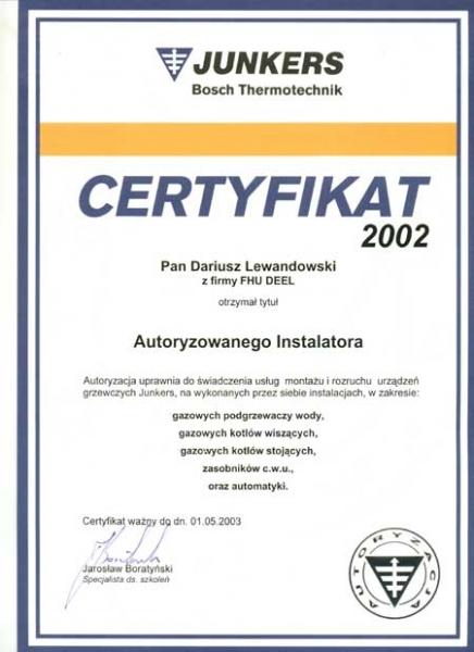 Naprawa Junkers Termet Ariston Euroterm