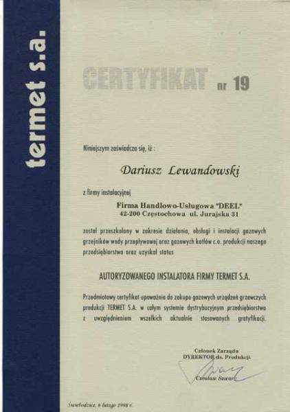 Naprawa Junkers Termet Ariston Euroterm