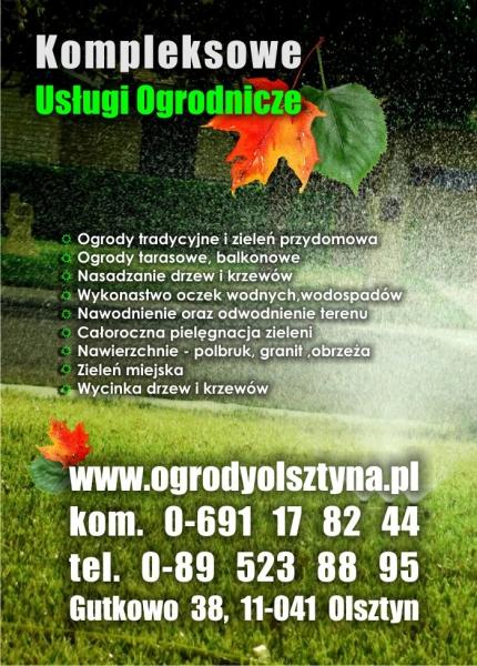 Urządzanie ogrodów ogrodyOlsztyna.pl