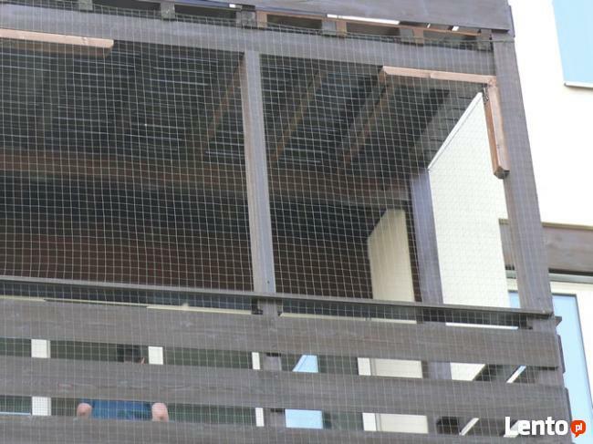 Zabezpieczanie balkonów / Siatka dla kota / Siatka balkonowa