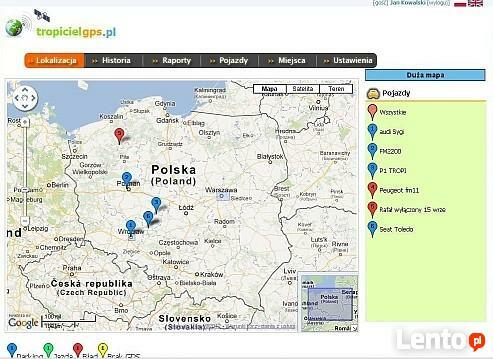 Monitoring GPS pojazdów, kontrola paliwa, ochrona pojazdu