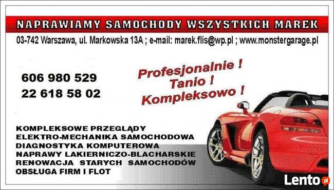 Naprawiam samochody zapewniam części zamienne