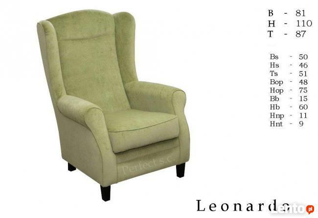 obnizka cen sprzedam fotel uszak ,podnozek i sofe