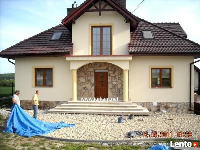 Kamieniarstwo JURKAM Nowy Sącz,Ogrodzenia,Elewacje,Kominki