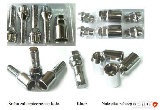 Śruby Zabezpieczające Do Kół
