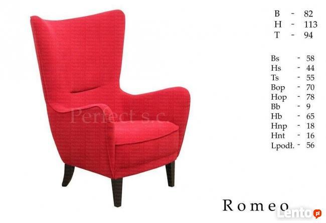 obnizka cen sprzedam nowy model fotela ROMEO