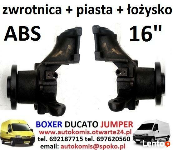 Zwrotnica piasta przód ABS 16 cali DUCATO BOXER JUMPER 02-06